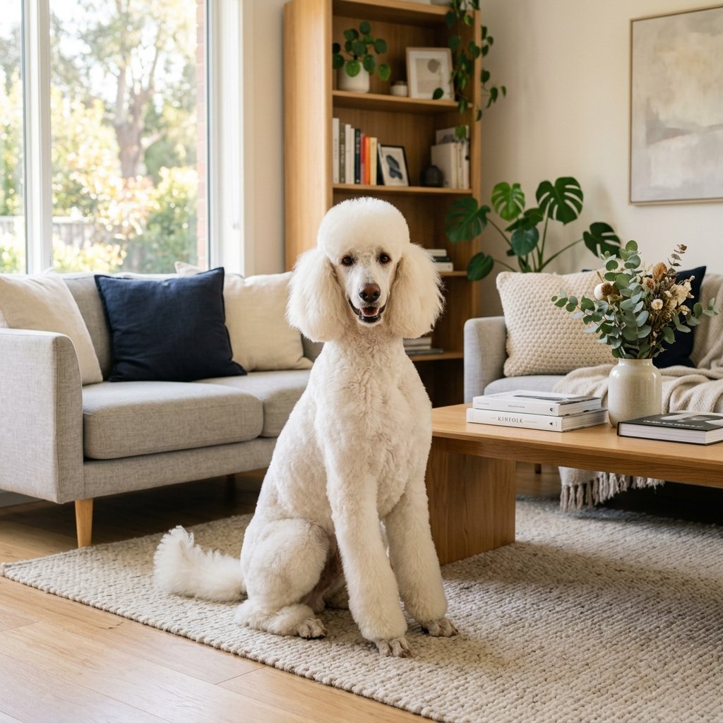Groomed Poodle